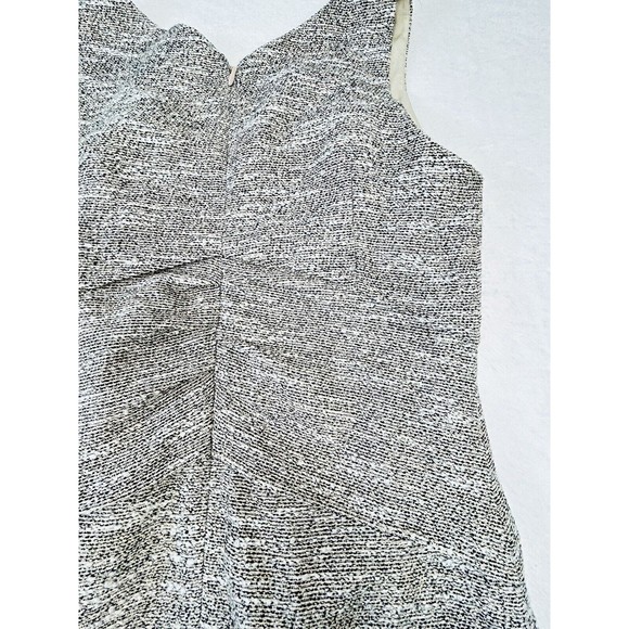 Womens Drop Waist Tweed Dress Size 12 Sleeveless Halston Heritage Schoolgirl - Picture 14 of 16